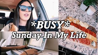 VLOG: BUSY SUNDAY IN MY LIFE (charcuterie board, law school homework + more!!)