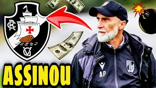 DE ÚLTIMA HORA! ELE É O MAIS NOVO TÉCNICO DO VASCO! notícias do vasco hoje!