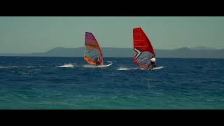 Chorwacja-wyspa Brać, Zlatni Rat  kitesurfing , Croatia island Brać, Bol