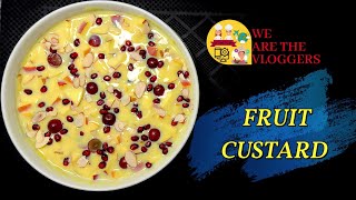 FRUIT CUSTARD Recipe RICH AND CREAMY