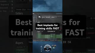 Best implants to train Skills FAST! #eveonlinegameplay #shorts #eveonline