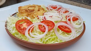 Acompañanos a preparar Rellenos de papa🥔 con mucha ensalada🥗