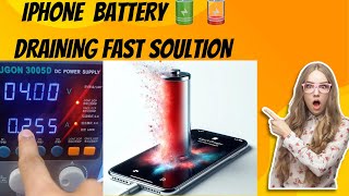 iphone battery draining without use solution