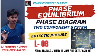 (L8) Two component system phase equilibrium || phase diagram of two component system #chemistry #bsc