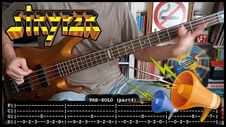 STRYPER - Loud 'n' clear 🔊 (BASS cover with TABS) [lyrics + PDF]