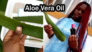 How to Make Aloe Vera Oil for Hair Growth and Skin Care