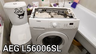 Обзор стиральной машины AEG L56006SL 6kg 😀