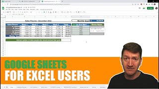 Google Sheets for Excel Users