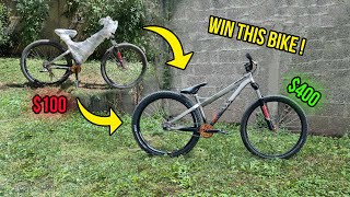 BIKE FLIP - Restoring $100 Specialized Dirt Jump Bike & Giving it Away! (GIVEAWAY)