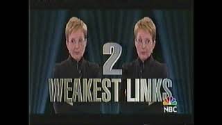 2001 NBC The Weakest Link TV spot