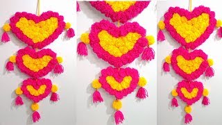 New Wall Hanging Crafts Ideas Decorations DIY with Pom Pom Wall Decor By Gbalaji Crafts