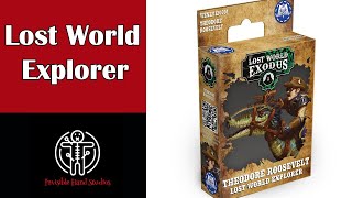 Invisible Hand Studios Unboxing Theodore Roosevelt - Lost World Explorer