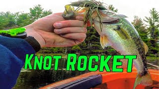 Catching Bass using the Knot Rocket