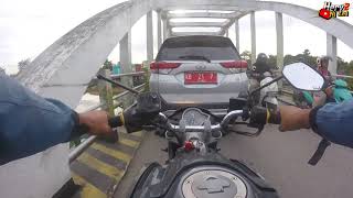 MOTOVLOG#KONDISI LALU LINTAS KOTA SAMBAS DI PAGI HARI