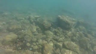 Sveti Stefan Beach summer 2015 - short underwater video - Budva