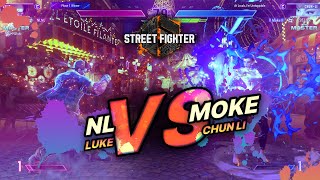 SF6 → NL (Luke) vs Moke (Chun Li) - Street Fighter 6