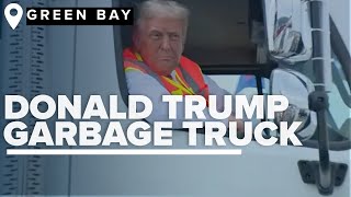 Donald Trump in garbage truck claps back at Biden's controversial comment