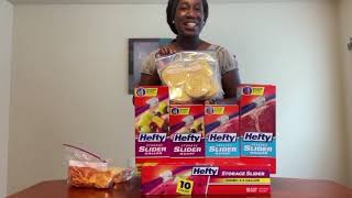 Go Back to School with Hefty® Slider Bags!