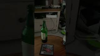 PlayStation 1 and beer! Friday night in the games room playing RidgeRacer! #retrogaming #newvideo