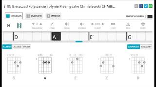 BIESZCAD KOŁYSZE SIĘ I PŁYNIE