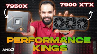 We Built a PC With AMD's Most Powerful CPU & GPU | Ryzen 9 7950X & Radeon RX7900 XTX PC Build