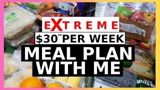 *NEW*  Ep 8 🛒 MEAL PLAN WITH ME   EXTREME BUDGET GROCERY HAUL 2 WEEK CHALLENGE -$30 PER WEEK pp