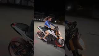 Ktm lover 😍 princi sanju 99 status || girl ktm lover status || ktm bike riding || Instagram reel