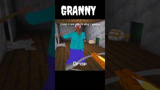 Minecraft Granny Is Looking So Sad 😢 #granny #gaming #scary