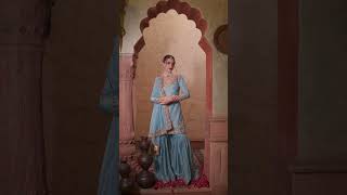 Sky Blue Garara Suit Only In VastraKala