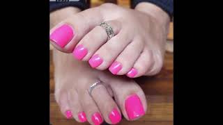 Bright Pink Toe Nail Art And Color Trends