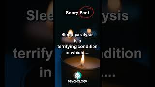 You're awake, but can't move #shorts #psychologyfacts #scaryfacts