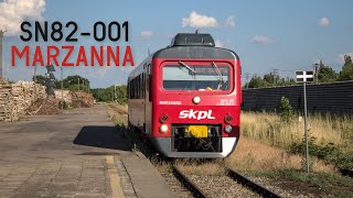 SN82-001 MARZANNA с поездами Р 10603 и Р 10612 «Радунин» | Белосток Фабричный