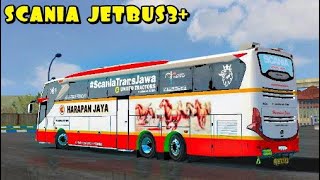 MOD BUSSID || JETBUS3+ TRONTON SCANIA VOYAGER