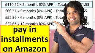 How to pay in installments on Amazon without Credit Check!