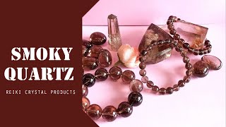 Natural Smoky Quartz Crystal Stone | Bracelet |Tumbled | Obelisk | Dowser | Necklace | Healing Stone