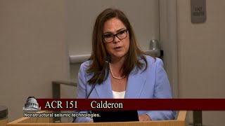 Assemblymember Calderon Advocates for Seismic Safety in Senate Committee