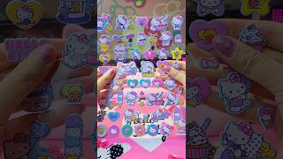 Unboxing Cute Kawaii Hello Kitty Stickers ASMR 🎀💗