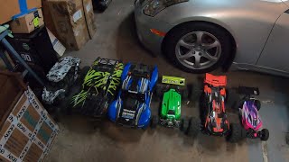 TRAXXAS VS ARRMA , SLEDGE VS FIRETEAM , MOJAVE VS UDR , MOJAVE VS MOJAVE ,  PART 1