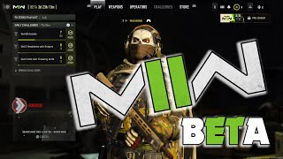 Day 1 Modern Warfare II 2 MWII MW2 Beta Gameplay PS5 No Commentary