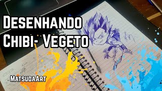 Desenhando Chibi-Vegeto 😎🏆 #dragonball #dragonballz #dragonballsuper