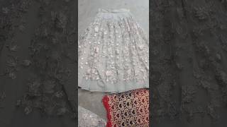 Lehnga making process/lehnga stitching #lehnga #shorts #trending