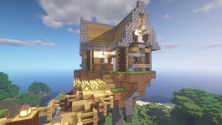 Minecraft | Tuto Belle Maison Volante Facile pour la Survie