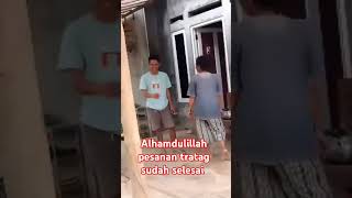 Alhamdulillah pesanan tratag sudah selesai tes pemasangan