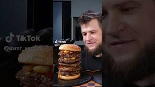 Beef Burger 🍔 Eating (@asmr_sergey)