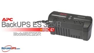 RBC47 Battery Replacement for APC BackUPS ES 325/R