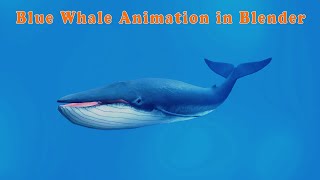 whale animation in Blender 2.93