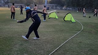 Abdul Qadir Cricket Academy Official Batting Bowling And Fielding Session