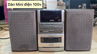 Bộ dàn Mini Aiwa XR-M5 nghe đài và nhạc