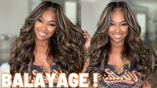 Flawless Balayage Highlight Wig Install | Glue-Free Method ft. Jessies Wig