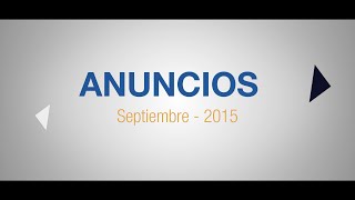 Anuncios Septiembre 2015